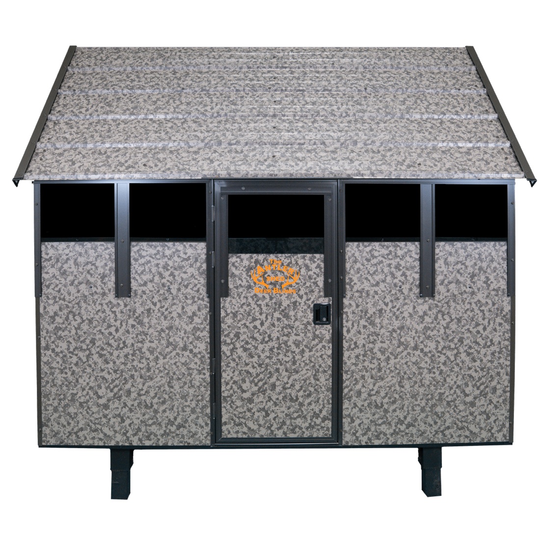 Drop Series hunting blind with vertical drop windows